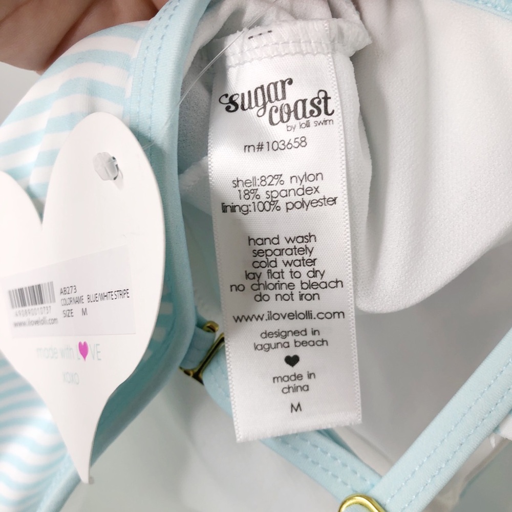 NWT Lolli Swim Ruffle One Piece Swimsuit - Picture 4 of 5